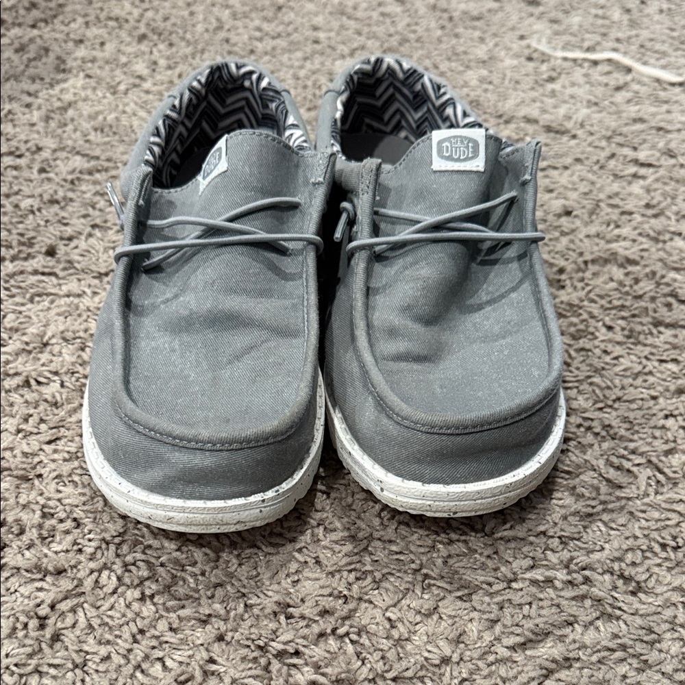 Hey Dude Charcoal Slip-On Shoes
